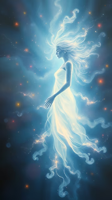 image d'illustration du conte, elle comprend le monde comme lien