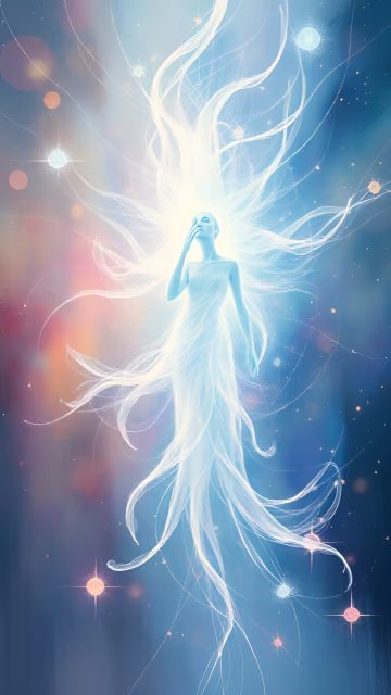 image d'illustration du conte, elle essaye d'autres sons